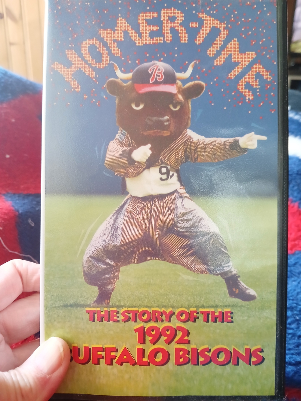 1992 Buffalo Bisons VHS — Mascot 'HOMER-TIME' Cover